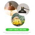 thumbnail image 3 of 2Pcs Table Light Finial Creative Lampshade Knob Practical Light Accessory, 3 of 8