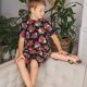 thumbnail image 4 of Fotbe Red Rose Flower Pijama Estampada de 2 Piezas para Niños – Ropa de Dormir de Manga Corta Cómoda para Niños y Niñas, Camiseta y Shorts de Algodón-Medium, 4 of 6