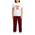 thumbnail image 4 of CafePress - Sweet 16 Women's Light Pajamas - Women's Short Sleeve Print T-Shirt and Pants Light Cotton Pajama Set, 4 of 7