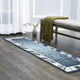 thumbnail image 2 of Home Dynamix Premium Rizzy Contemporary Abstract Border Area Rug, Blue/Grey, 21"x35", 2 of 6