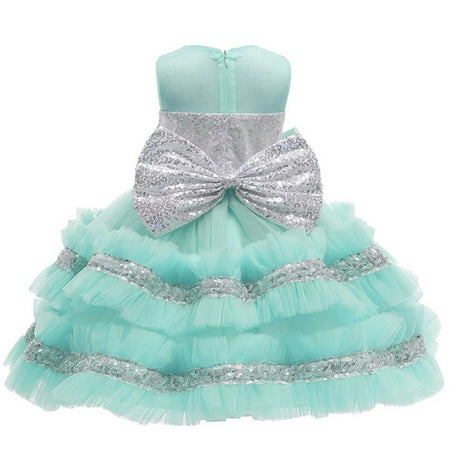 

LYXSSBYX Toddler Girl Dresses Princess Toddler Baby Girl Fashion Short Sleeved Princess Dress Girls Skirt Party formal Dress Mesh Lace Dress