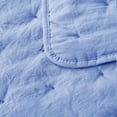 thumbnail image 7 of Kasentex  3-Piece Quilt Set Ultra Soft Microfiber Stone-Washed Lightweight All Season Light Blue King, 7 of 7