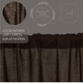 thumbnail image 4 of VHC Brands Burlap Chocolate, Cotton, 16x72, Valance, Brown, 4 of 5