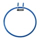 thumbnail image 1 of Aros de bordado Círculo redondo Punto de cruz Anillo de aro Marco de bordado de plástico azul, 1 of 9