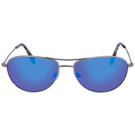 Maui Jim Baby Beach Blue Hawaii Pilot Unisex Sunglasses B245-17 56