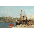 thumbnail image 3 of Alberto Pasini 14x11 Black Modern Framed Museum Art Print Titled - On the Golden Horn, 3 of 5