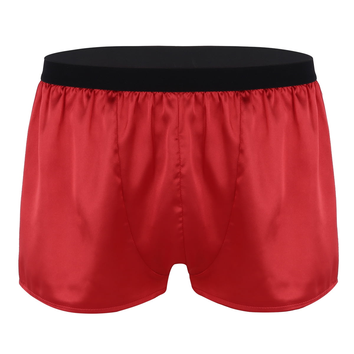 dPois Glanzende satijnen boxershorts voor heren, boxershorts, slips