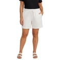 thumbnail image 3 of (2 pack) Turtle Bay New York Womens Interlock Knit cotton Shorts with elastic waistband and adjustable drawstring, 3 of 8