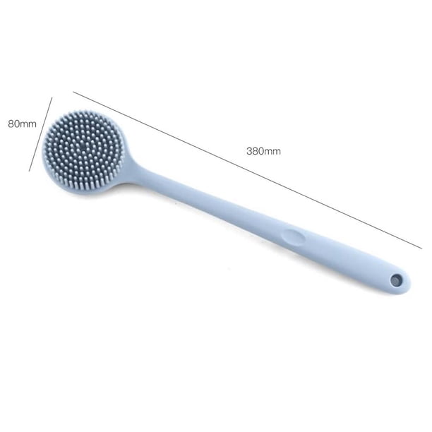 Cepillo De Baño De Silicona, Depurador De Espalda Con Mango Largo, Baño De Masaje De Doble Cara, Frotamiento Trasero Desmontable Para Bañarse Sweethay HA023112-00