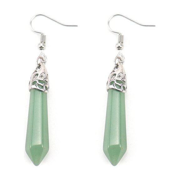 Namzi Stone Earrings Trendy Vintage Dangle Earrings Drop Earrings Earrings Jewelry Gifts,Light Green