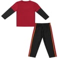 thumbnail image 2 of Toddler Colosseum Cardinal/Black Iowa State Cyclones Long Sleeve T-Shirt & Pants Set, 2 of 2