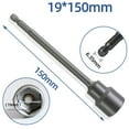thumbnail image 1 of 150Mm Long 6Mm-19Mm Hexagon Nut Driver Drill Bit Socket Wrench Extension Sleeve, 1 of 9