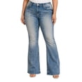 thumbnail image 4 of Jack David /Rock & Stone Women's Plus Size Stretch Premium Blue Black Denim Jeans Slim Bootcut Pants, 4 of 6