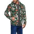 thumbnail image 2 of Naloa Lilies Flowers Men’s Hoodies, Zip up Hoodie, Sweatshirts,Hoodies for Men Sizes S-3XL-Medium, 2 of 5