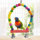 thumbnail image 5 of 13 paquetes de juguetes para columpios, campana colgante para masticar, jaula de pájaros para mascotas, juguetes adecuados para pequeños esquí esquí Gafas de esquí, 5 of 5