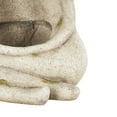 thumbnail image 5 of DecMode 12" x 19" Sitting Cream Magnesium Oxide Family Planter, 5 of 9