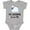 AC-Heather Grey, variant on Inktastic Grammie Loves Me Grandson Boy Lamb Boys or Girls Baby Bodysuit