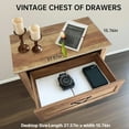 thumbnail image 4 of Commode avec 5 Tiroirs, Commode Vintage en Bois, Grandes Commodes pour Garde-Robe, Commodes pour Organisateur de Rangement, pour Garde-Robe Salon, Chambre, Jaune Rétro, 4 of 8