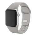 thumbnail image 3 of Classic Colors Silicone Sport Watch Band Compatible with Apple Watch 42/44/45/49mm (Gray), 3 of 5