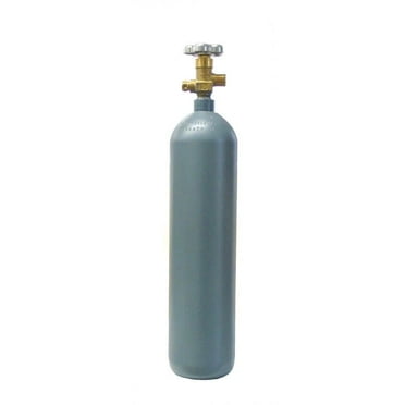 Reconditioned 4 lb. Steel CO2 Cylinder Tank with CGA320 Valve DOT Approved - Ships Empty