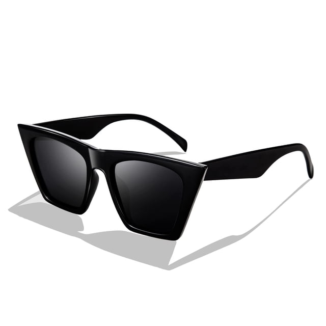 Gafas de Sol FEISEDY Vintage Cuadradas Ojos de Gato B2473 para Mujer