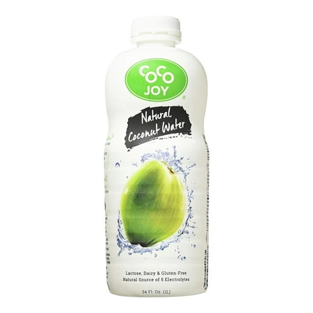Coco Joy Coconut Water 34 Fl oz - Refreshing Low Calorie, High Calcium Drink Packed with Electrolytes, Potassium, and Other Necessary Nutrients, Paelo Diet (6