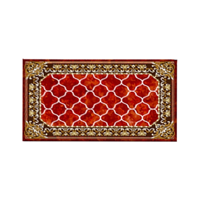 Giyblacko Carpet Door Mats Machine Washable Crystal Velvet Floor Mats Non Slip Comfortable Standing Mat Ergonomic Rug