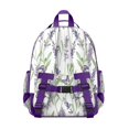 thumbnail image 3 of Stylish Floral Print Backpack, Waterproof, Spacious, Multi-Compartment, Lightweight, Buckle Closure, Perfect Gift for Birthday or School, 3 of 6