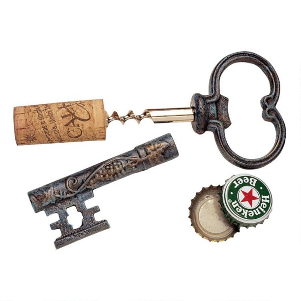 Design Toscano The Church Key Corkscrew and Bottle Opener