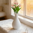 thumbnail image 5 of 6Pcs Shallow Peach Tulip Artificial Bouquet, LGCASL Valentine's Day decorations Artificial Flower Decorative Centerpiece For Living Room Dining Table Wedding And Photography, 5 of 5