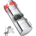 thumbnail image 1 of Soporte de ducha, 18-25 mm Soporte de ducha de mano reemplazable universal, Soporte de cabezal de ducha, Soporte de abrazadera de ducha de mano Ducha de mano ajustable, Cromo, Plata, Accesorios de baño esquí esquí Gafas de esquí, 1 of 5