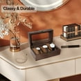 thumbnail image 6 of Uten Wood Watch Box, Watch Storage Case, Watch Organizer with Glass Display Lid for Men, 3 Slots, 6 of 12
