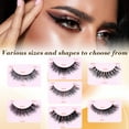 thumbnail image 4 of EKIND False Eyelashes, 7 pairs of thick and fluffy false eyelashes, 3D curling eyelashes, professional false eyelashes, thick and natural false eyelashes, thick and soft false eyelashes (hybrid), 4 of 7
