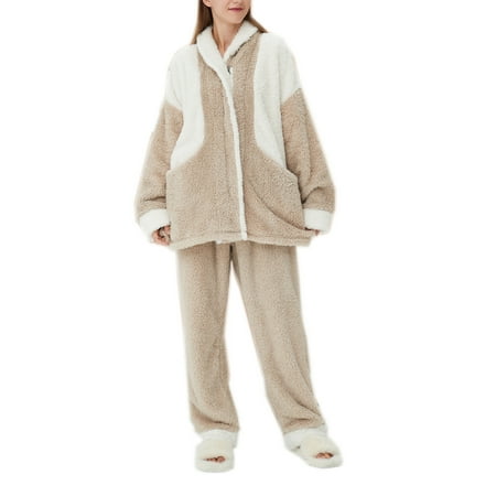 

Women s Lovely Sweet Winter Fashion Lovely Casual Thickened Warm Pajama Suit pajams pajama womens pajama