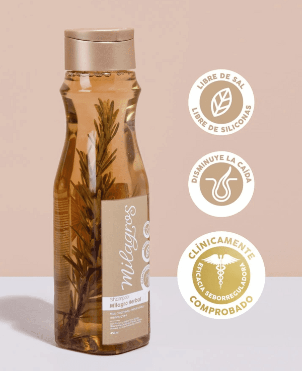 Milagros Shampoo Herbal x 450ml