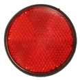thumbnail image 3 of 12 Pcs Réflecteur Rond Rouge Universel pour Moto ATV 5.6 X 0.8cm, 3 of 3