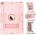 thumbnail image 4 of SOATUTO Case for New iPad 9th Generation iPad 8th Generation iPad 7th Generation Built-in Kickstand Dual Layer Shockproof Kids Friendly Case for Apple iPad 10.2 inch 2021/2020/2019 - Rose Gold, 4 of 6