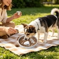 thumbnail image 3 of Stainless Steel Slow Feeder Dog Bowls Deep Maze Bowl for Medium and Large Dogs Heavy Duty Food Grade Metal Dish with Non- Base to Slow Down Eating, 3 of 5