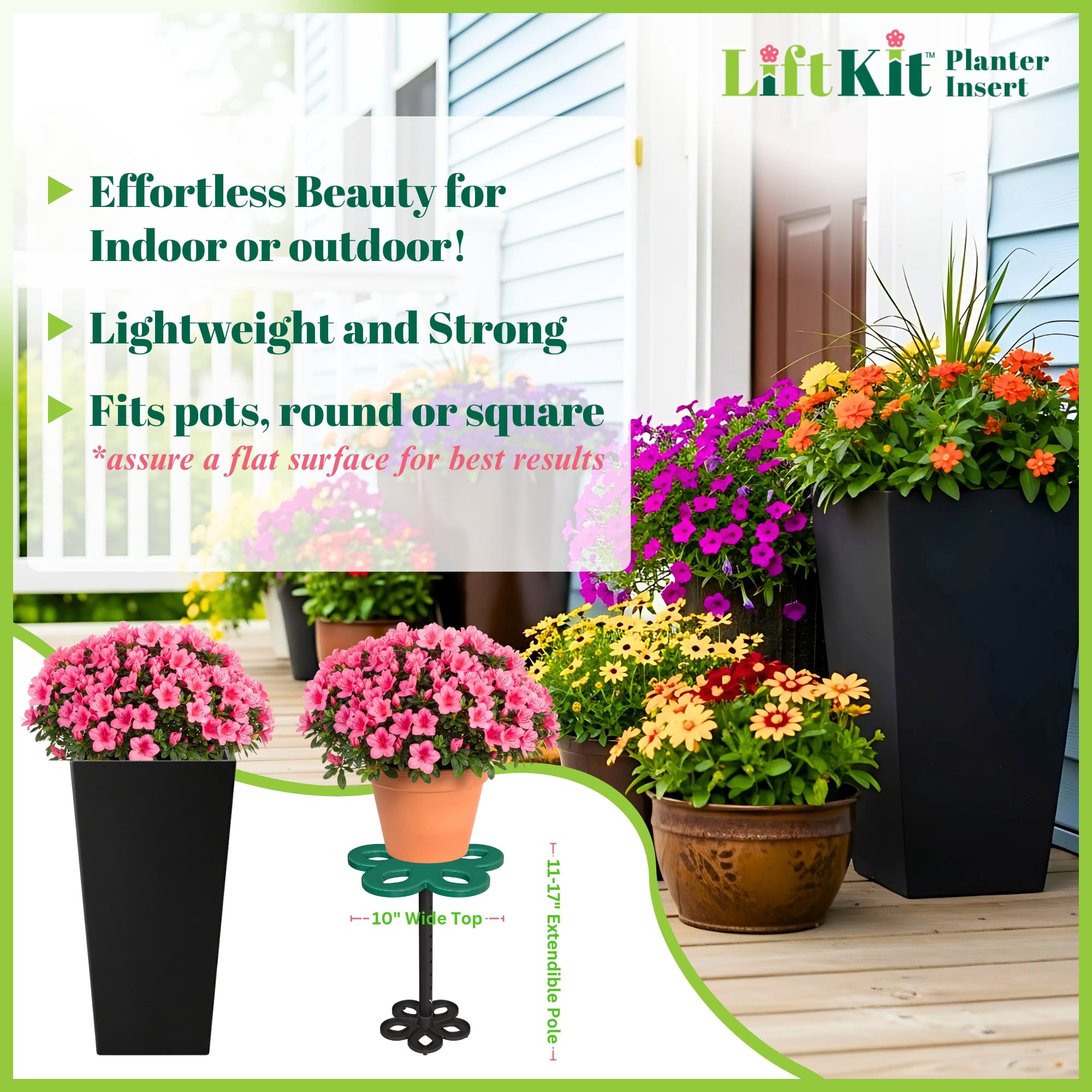 XL Tall Column Lift Kit Planter Insert
