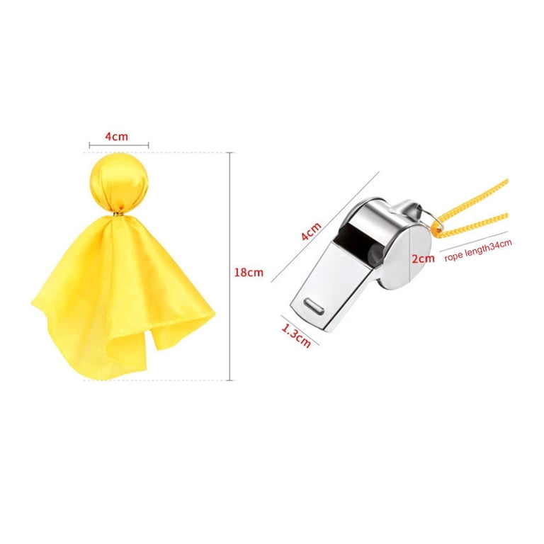 Through Ing Flags Soccer 6 Pieces Football Penalty Flag Football Referee Flag Throwing ...