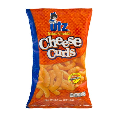 Utz Baked Cheddar Cheese Curls, 8.5 OZ - Walmart.com