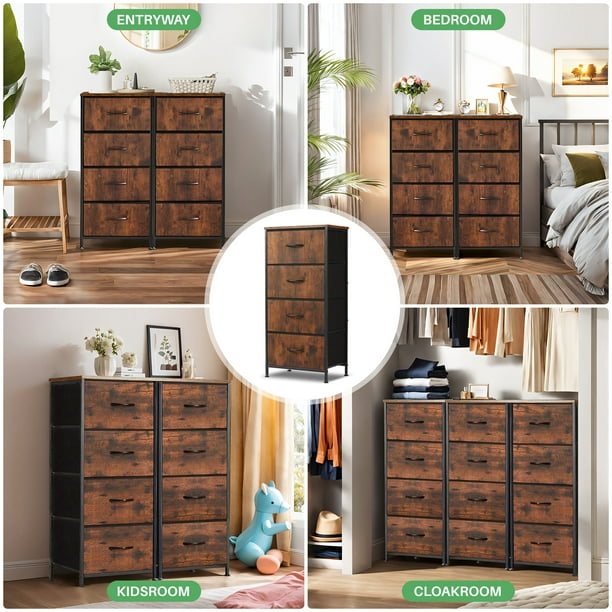 Mydepot 4-Drawer Dresser | Durable dress - Walmart Business Supplies