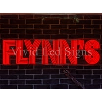 Queen Sense 40"x16" Flynns Flynn's Arcade Game Room LED Sign Light Wall Decor Party Night Lights Flex Neon Signs 140FLYNNSFLED