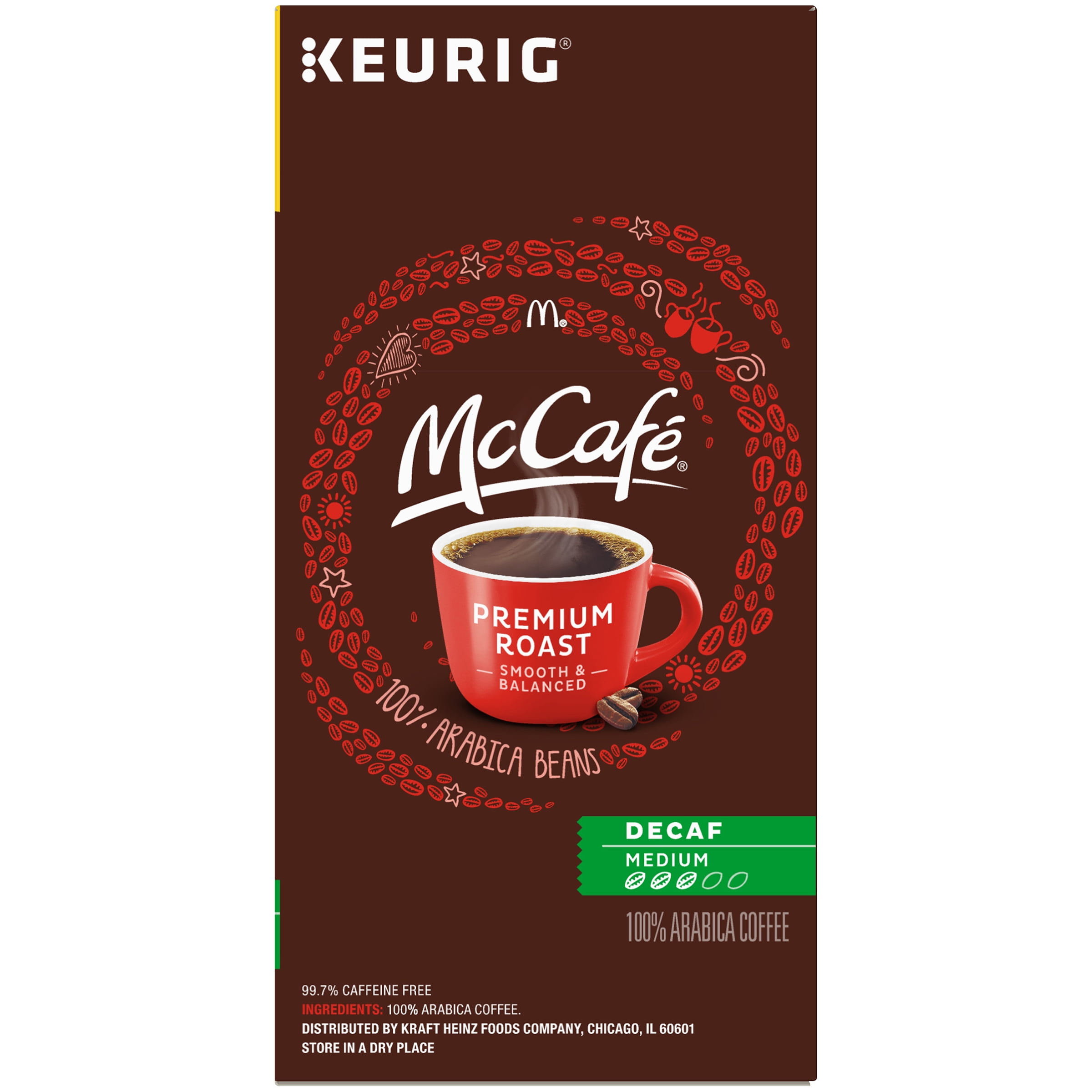 McCafe Premium Roast Decaf Coffee K-Cup Pods, 32 ct Box