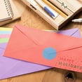 thumbnail image 4 of Sustainable Greetings Business Mailing Envelopes - Assorted Color Envelopes - Gummed V-Flap Seal - High-Volume Bulk Office Supply - 4.125 x 9.5 in, Pack of 120, Multicolored, 4 of 10