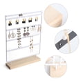 thumbnail image 2 of Earring Display Stand Earring Holder Jewelry Rack Earrings Jewelry Display Rack Jewelry Rack Earring Rack Decorative Jewelry Stand Earring Holder, 2 of 8