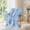 Blue- Diamonded, variant on Catami Diamond Pattern Reversible Throw Blanket,Blue Bow,50*60