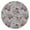 Pioneer Flower Floral, variant on Pioneer Flower Floral Print Pattern Round Fitted Tablecloth with Elastic Edge,Dining Table Cover Waterproof,Outdoor Round Tablecloth for Camping,Dining,Indoor and Outdoor