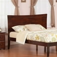 thumbnail image 2 of Leo & Lacey Solid Hardwood Walnut Queen Panel Headboard Rectangular Charging Station 63.75"W Unassembled, 2 of 3