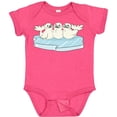 thumbnail image 3 of Inktastic 3 Cute White Harp Seals on Ice Boys or Girls Baby Bodysuit, 3 of 5